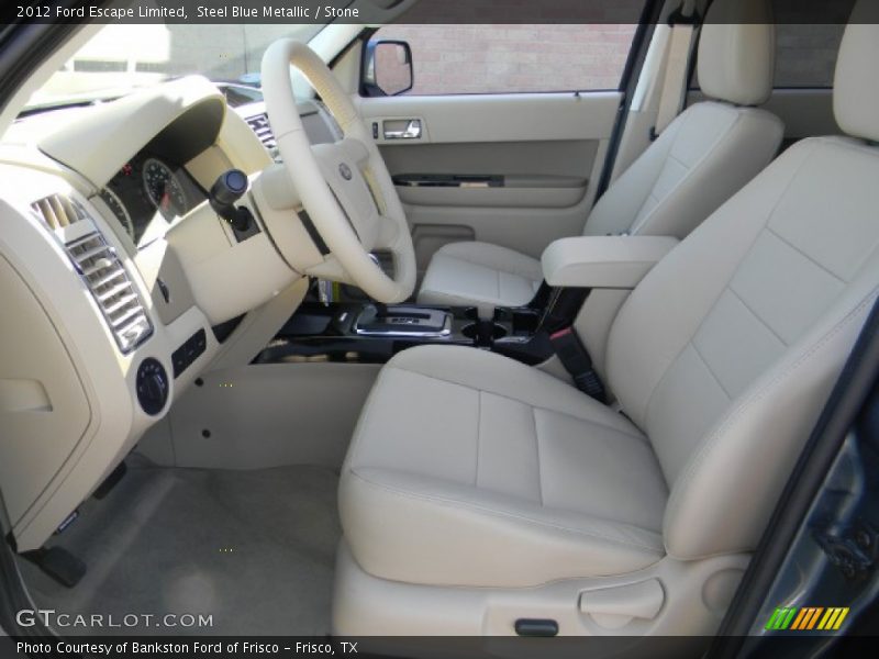 Steel Blue Metallic / Stone 2012 Ford Escape Limited
