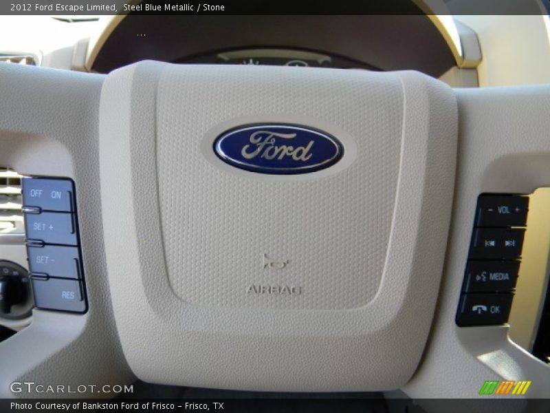 Steel Blue Metallic / Stone 2012 Ford Escape Limited