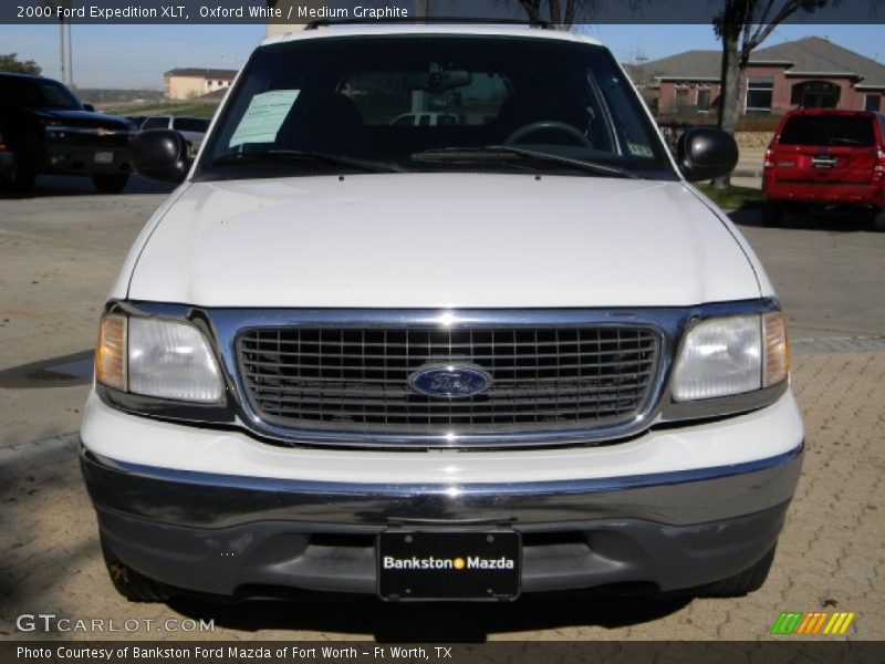 Oxford White / Medium Graphite 2000 Ford Expedition XLT