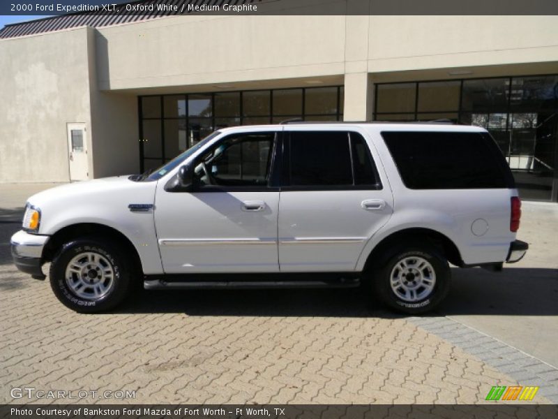 Oxford White / Medium Graphite 2000 Ford Expedition XLT