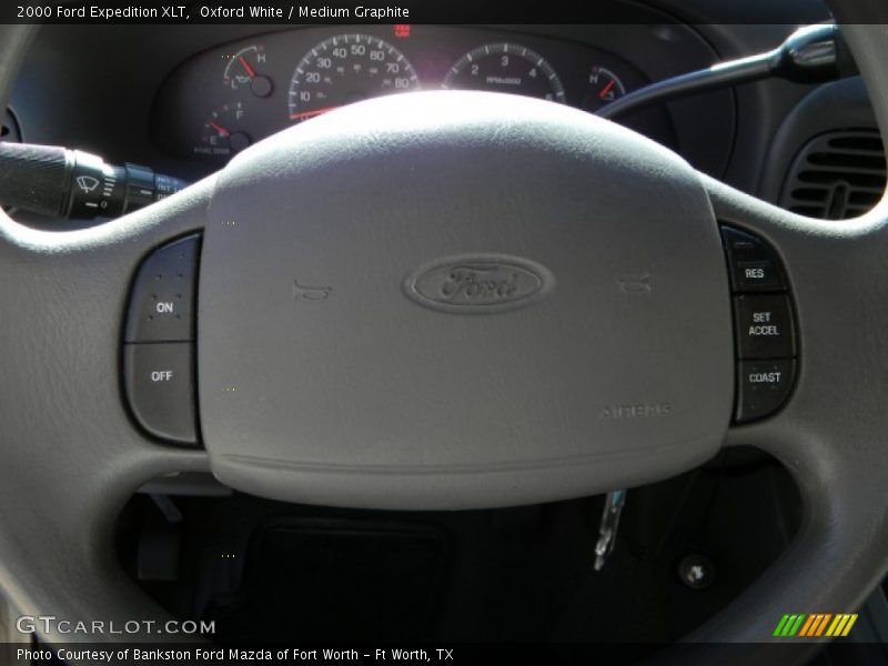 Oxford White / Medium Graphite 2000 Ford Expedition XLT