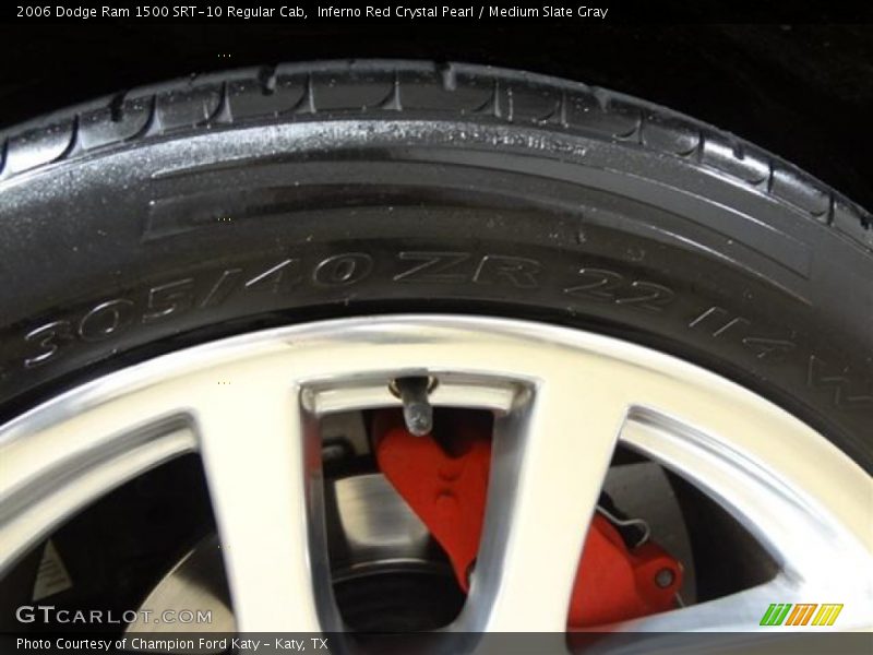 305/40ZR22 tire - 2006 Dodge Ram 1500 SRT-10 Regular Cab