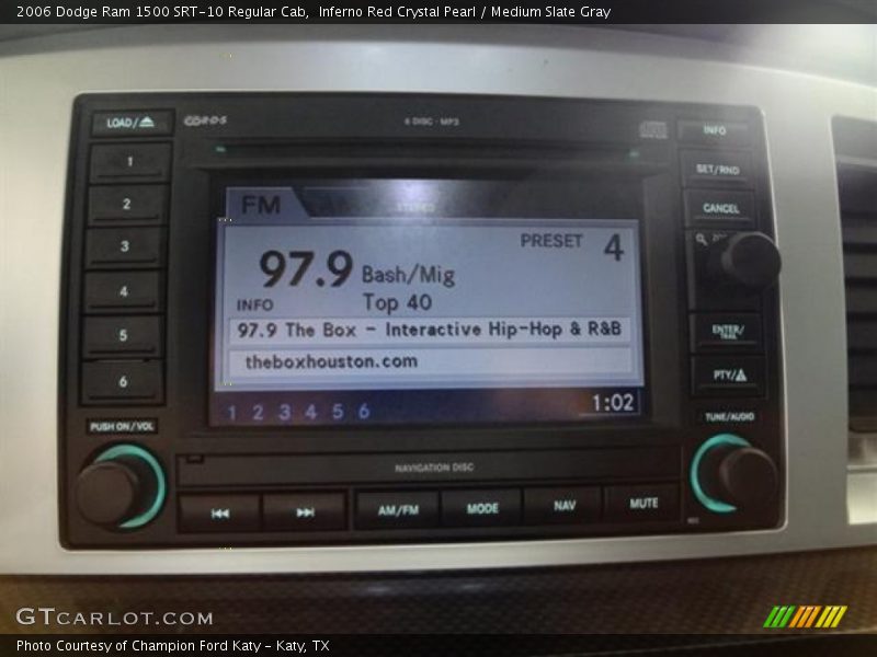 Inferno Red Crystal Pearl / Medium Slate Gray 2006 Dodge Ram 1500 SRT-10 Regular Cab