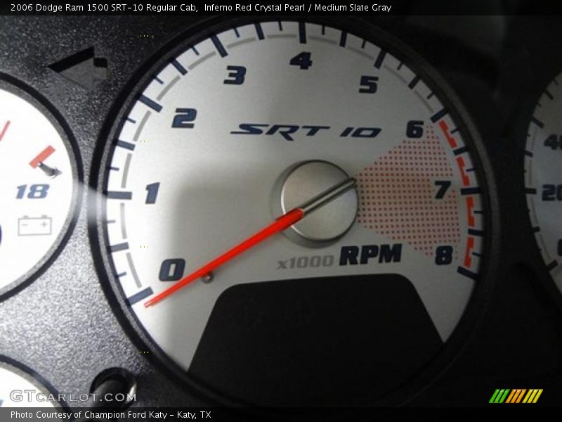 Inferno Red Crystal Pearl / Medium Slate Gray 2006 Dodge Ram 1500 SRT-10 Regular Cab