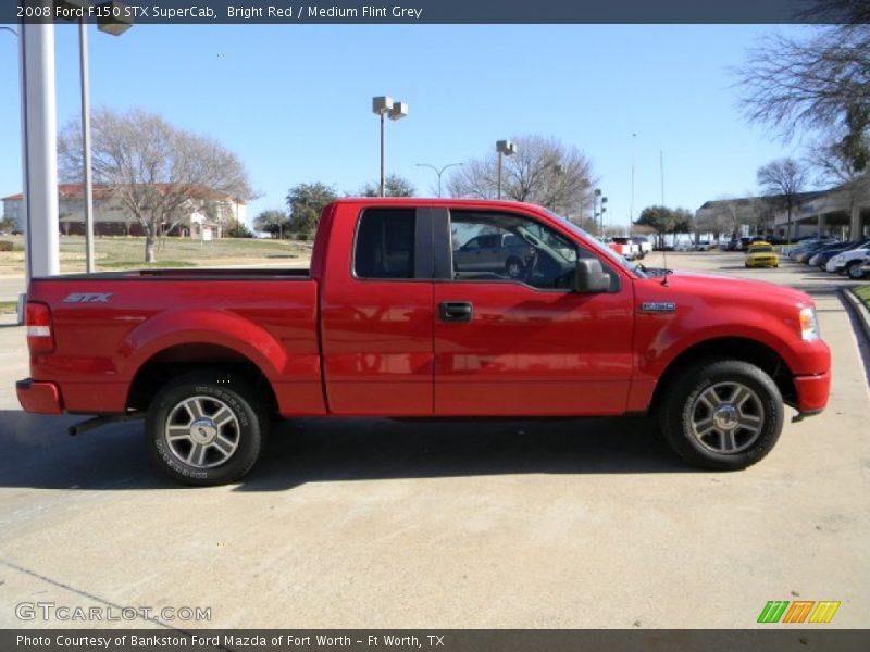 Bright Red / Medium Flint Grey 2008 Ford F150 STX SuperCab