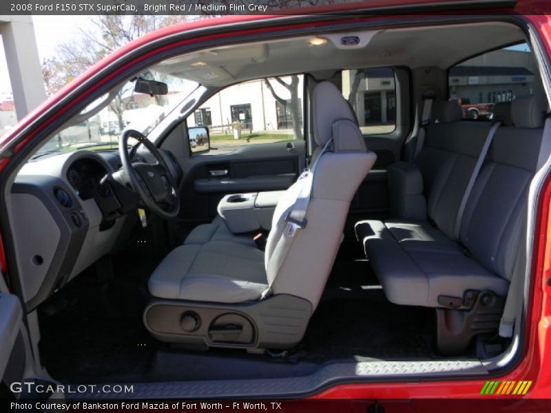 Bright Red / Medium Flint Grey 2008 Ford F150 STX SuperCab