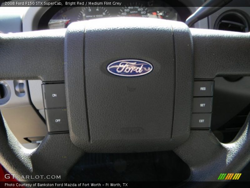 Bright Red / Medium Flint Grey 2008 Ford F150 STX SuperCab