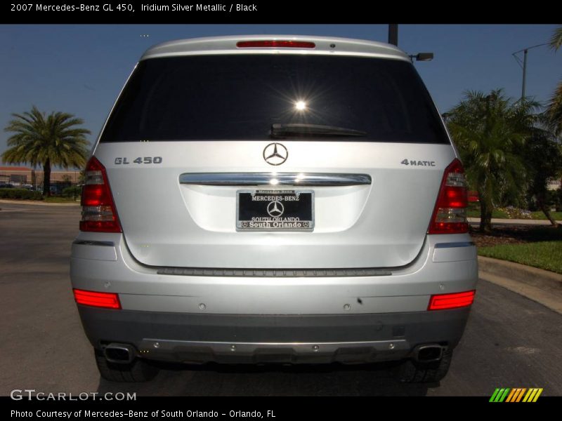 Iridium Silver Metallic / Black 2007 Mercedes-Benz GL 450