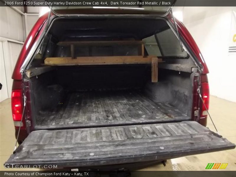 Dark Toreador Red Metallic / Black 2006 Ford F250 Super Duty Harley Davidson Crew Cab 4x4
