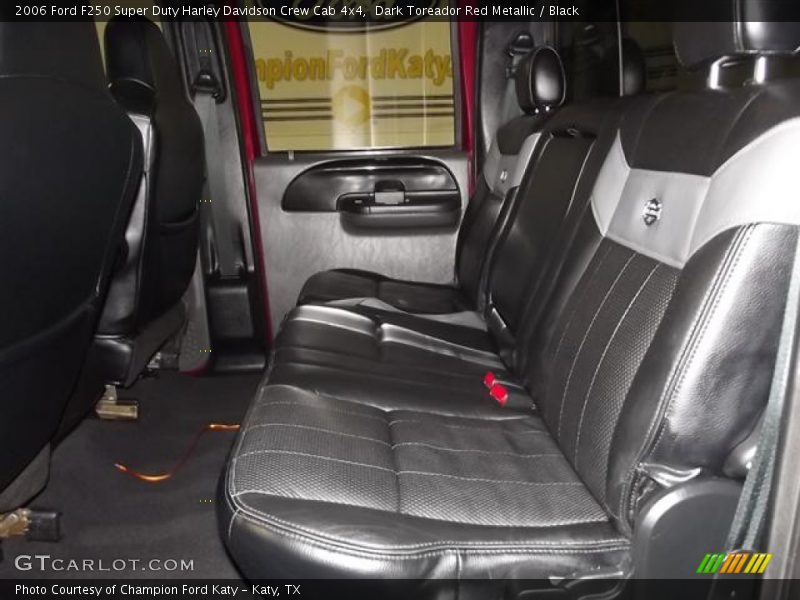 Dark Toreador Red Metallic / Black 2006 Ford F250 Super Duty Harley Davidson Crew Cab 4x4