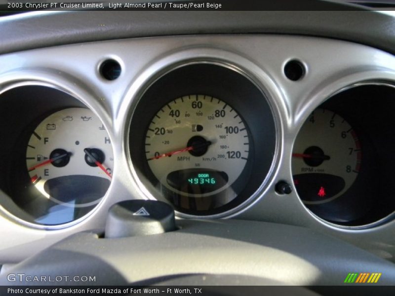 Light Almond Pearl / Taupe/Pearl Beige 2003 Chrysler PT Cruiser Limited