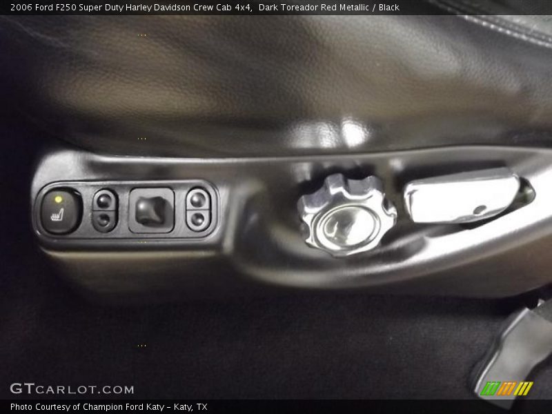 Dark Toreador Red Metallic / Black 2006 Ford F250 Super Duty Harley Davidson Crew Cab 4x4