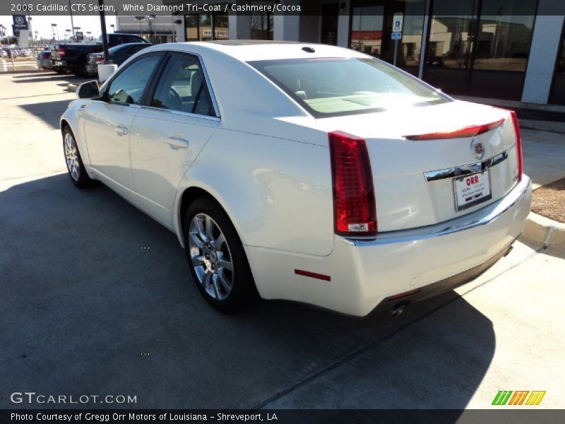White Diamond Tri-Coat / Cashmere/Cocoa 2008 Cadillac CTS Sedan