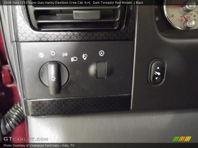 Dark Toreador Red Metallic / Black 2006 Ford F250 Super Duty Harley Davidson Crew Cab 4x4