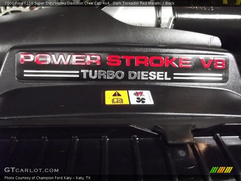  2006 F250 Super Duty Harley Davidson Crew Cab 4x4 Engine - 6.0 Liter OHV 32 Valve Power Stroke Turbo Diesel V8