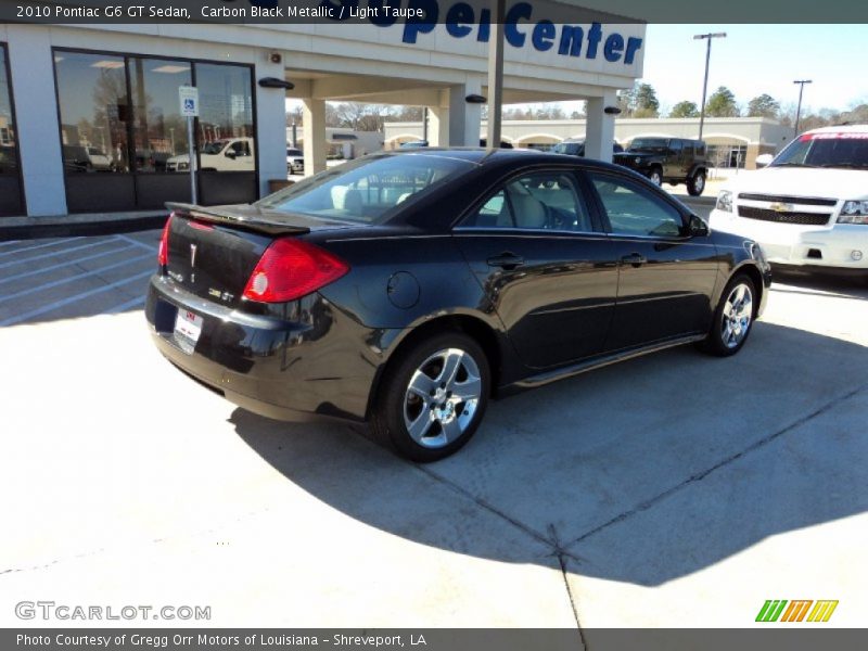 Carbon Black Metallic / Light Taupe 2010 Pontiac G6 GT Sedan