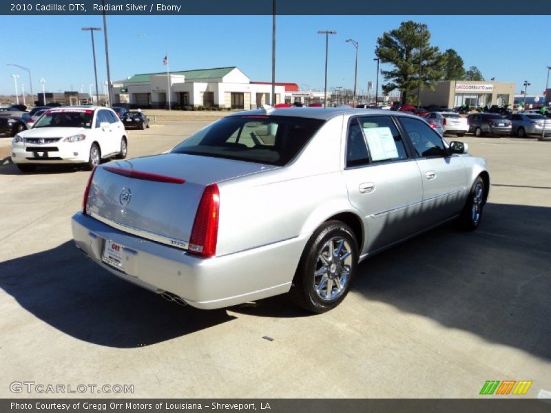 Radiant Silver / Ebony 2010 Cadillac DTS