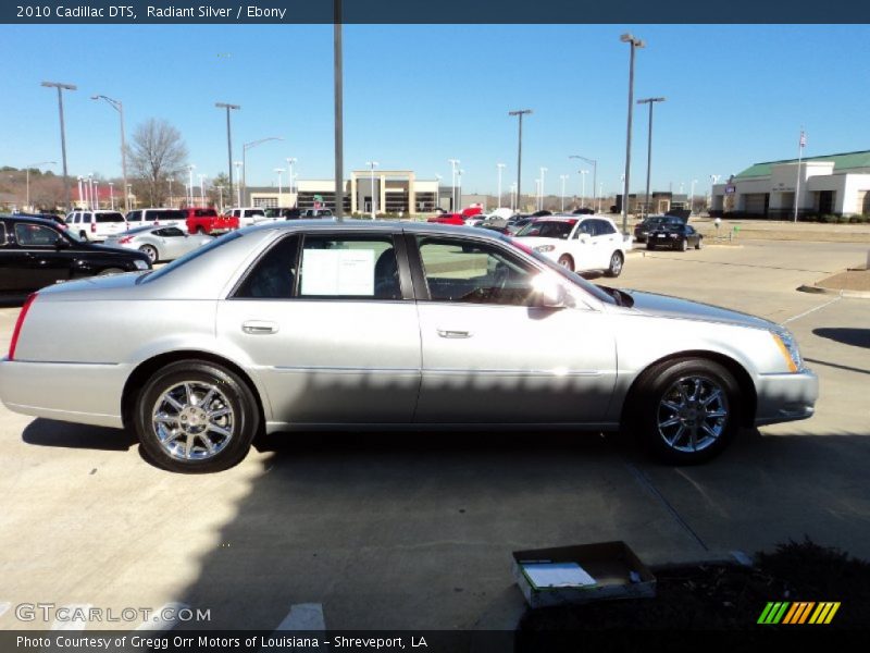 Radiant Silver / Ebony 2010 Cadillac DTS
