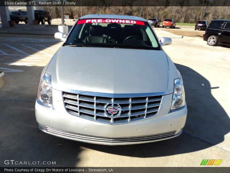 Radiant Silver / Ebony 2010 Cadillac DTS