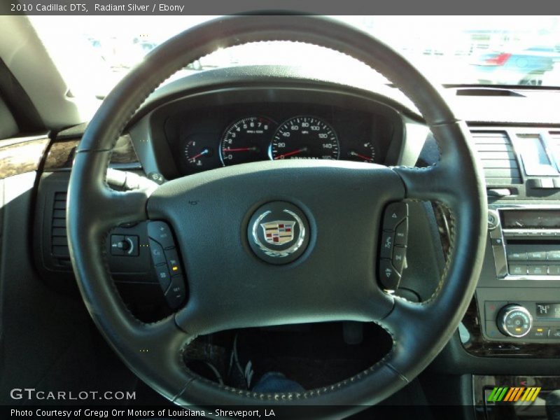 Radiant Silver / Ebony 2010 Cadillac DTS