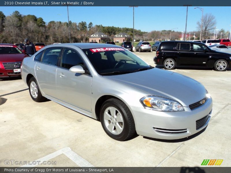 Silver Ice Metallic / Ebony 2010 Chevrolet Impala LT