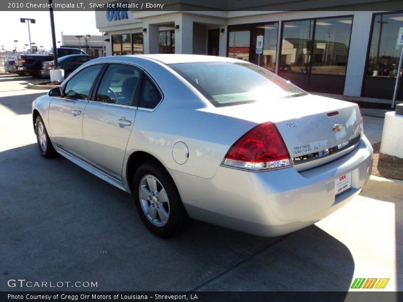 Silver Ice Metallic / Ebony 2010 Chevrolet Impala LT