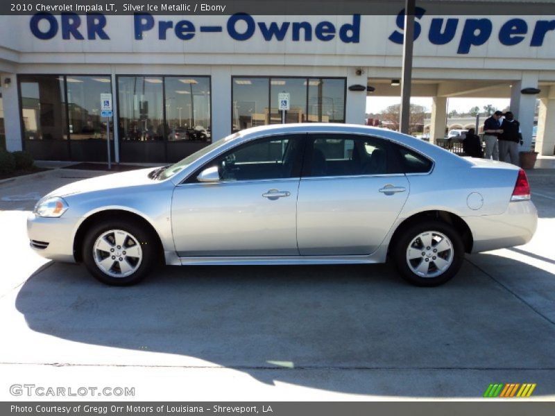 Silver Ice Metallic / Ebony 2010 Chevrolet Impala LT