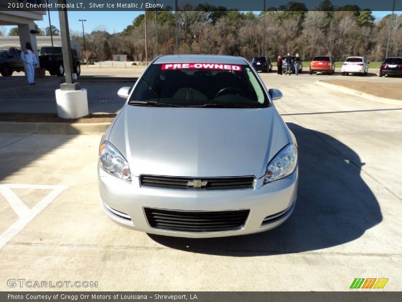 Silver Ice Metallic / Ebony 2010 Chevrolet Impala LT