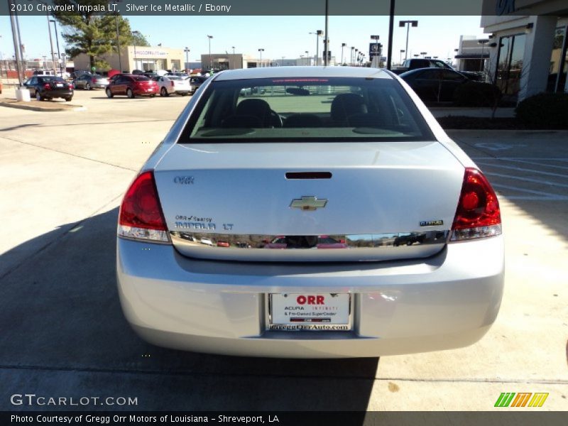 Silver Ice Metallic / Ebony 2010 Chevrolet Impala LT