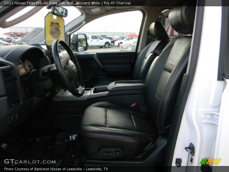 Blizzard White / Pro 4X Charcoal 2011 Nissan Titan Pro-4X Crew Cab 4x4
