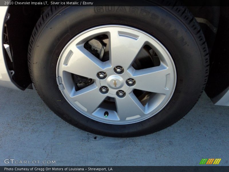 Silver Ice Metallic / Ebony 2010 Chevrolet Impala LT