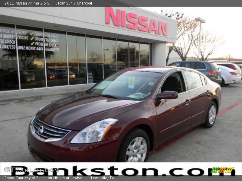 Tuscan Sun / Charcoal 2011 Nissan Altima 2.5 S