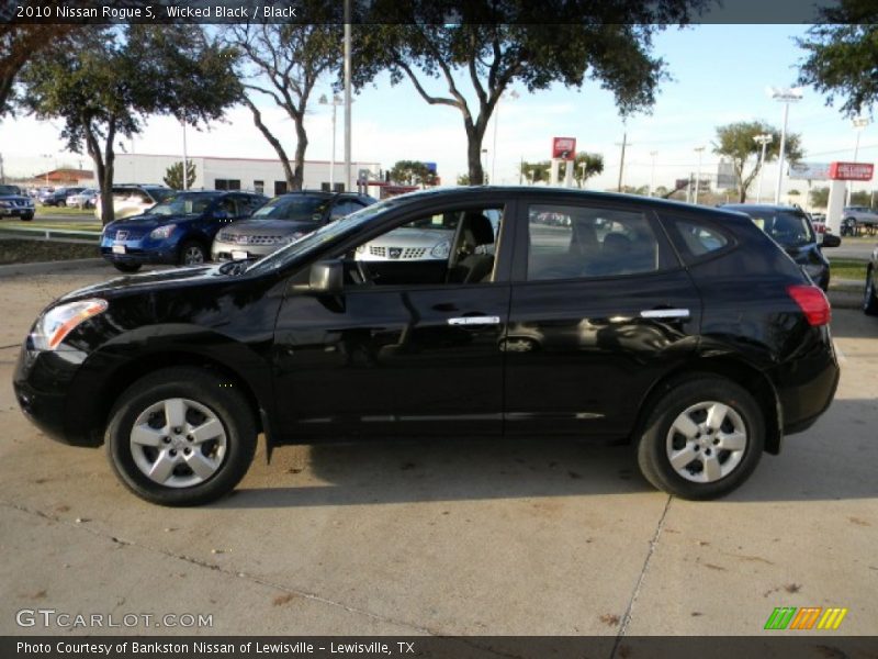 Wicked Black / Black 2010 Nissan Rogue S