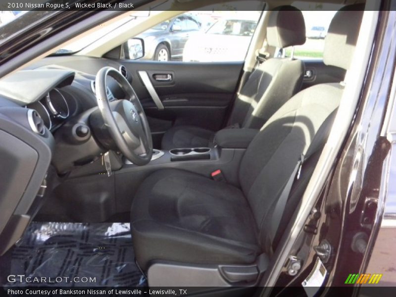 Wicked Black / Black 2010 Nissan Rogue S