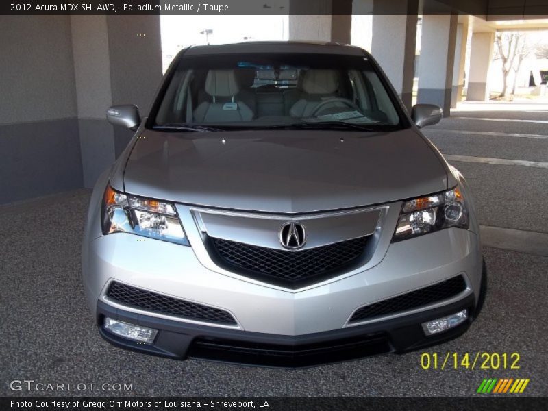 Palladium Metallic / Taupe 2012 Acura MDX SH-AWD