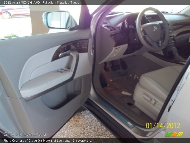 Palladium Metallic / Taupe 2012 Acura MDX SH-AWD