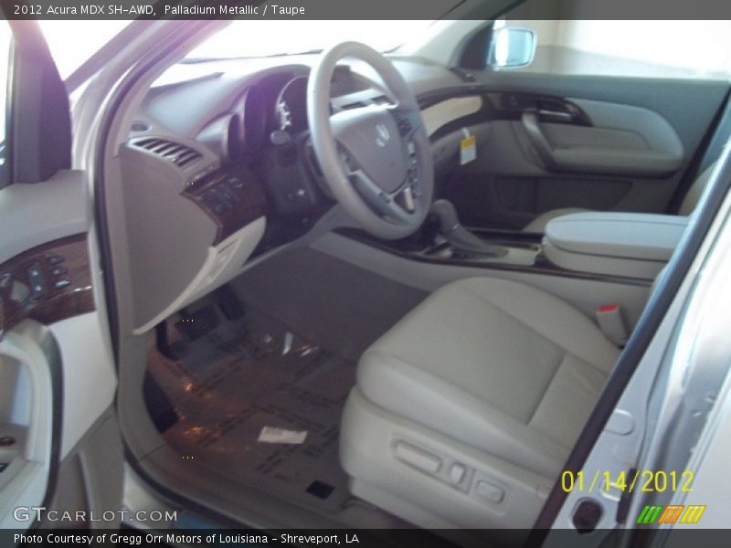 Palladium Metallic / Taupe 2012 Acura MDX SH-AWD
