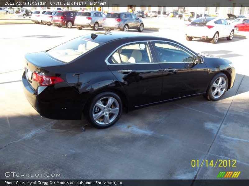 Crystal Black Pearl / Parchment 2012 Acura TSX Sedan