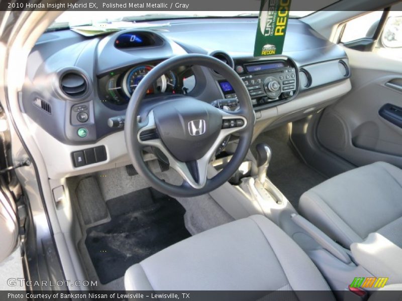 Polished Metal Metallic / Gray 2010 Honda Insight Hybrid EX