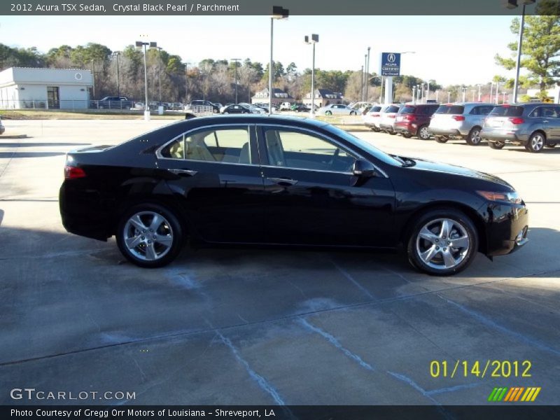 Crystal Black Pearl / Parchment 2012 Acura TSX Sedan