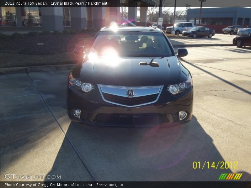 Crystal Black Pearl / Parchment 2012 Acura TSX Sedan