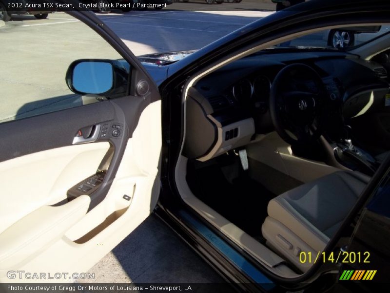 Crystal Black Pearl / Parchment 2012 Acura TSX Sedan