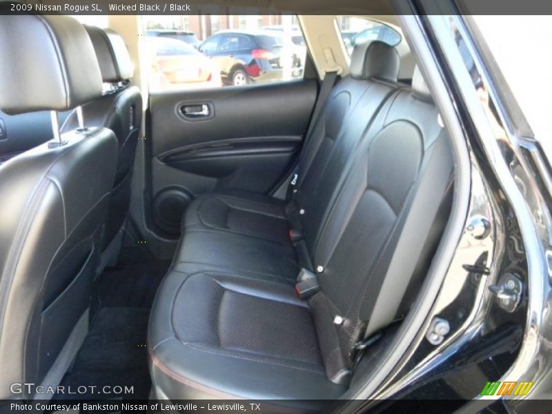 Wicked Black / Black 2009 Nissan Rogue SL