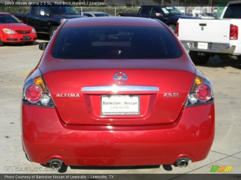 Red Brick Metallic / Charcoal 2009 Nissan Altima 2.5 SL