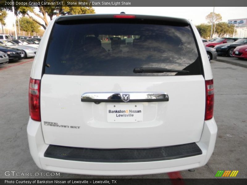 Stone White / Dark Slate/Light Shale 2008 Dodge Grand Caravan SXT