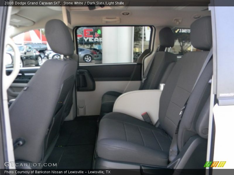 Stone White / Dark Slate/Light Shale 2008 Dodge Grand Caravan SXT
