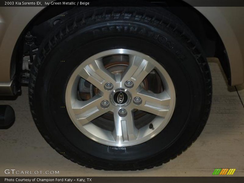 Ivy Green Metallic / Beige 2003 Kia Sorento EX