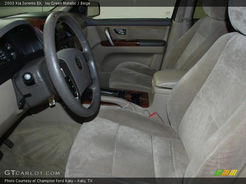 Ivy Green Metallic / Beige 2003 Kia Sorento EX