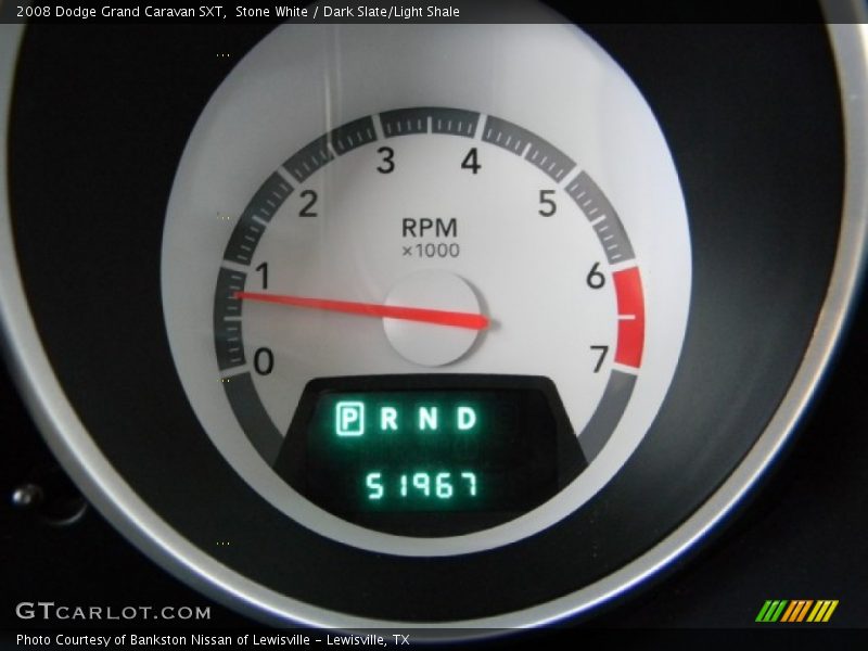 Stone White / Dark Slate/Light Shale 2008 Dodge Grand Caravan SXT