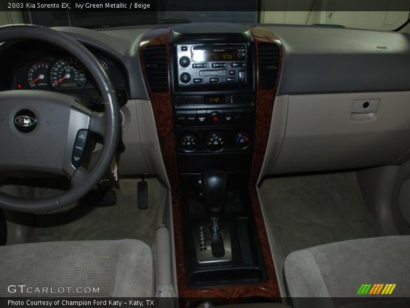 Ivy Green Metallic / Beige 2003 Kia Sorento EX